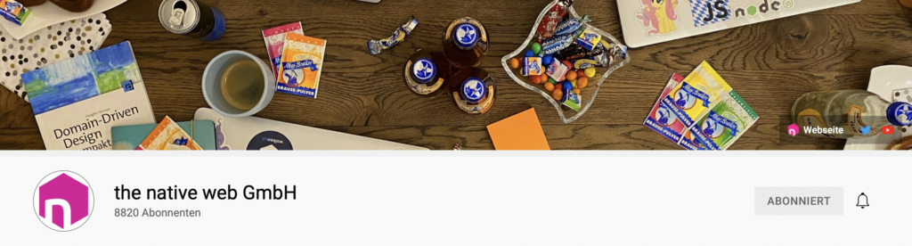Screenshot des YouTube-Kanals The Native Web