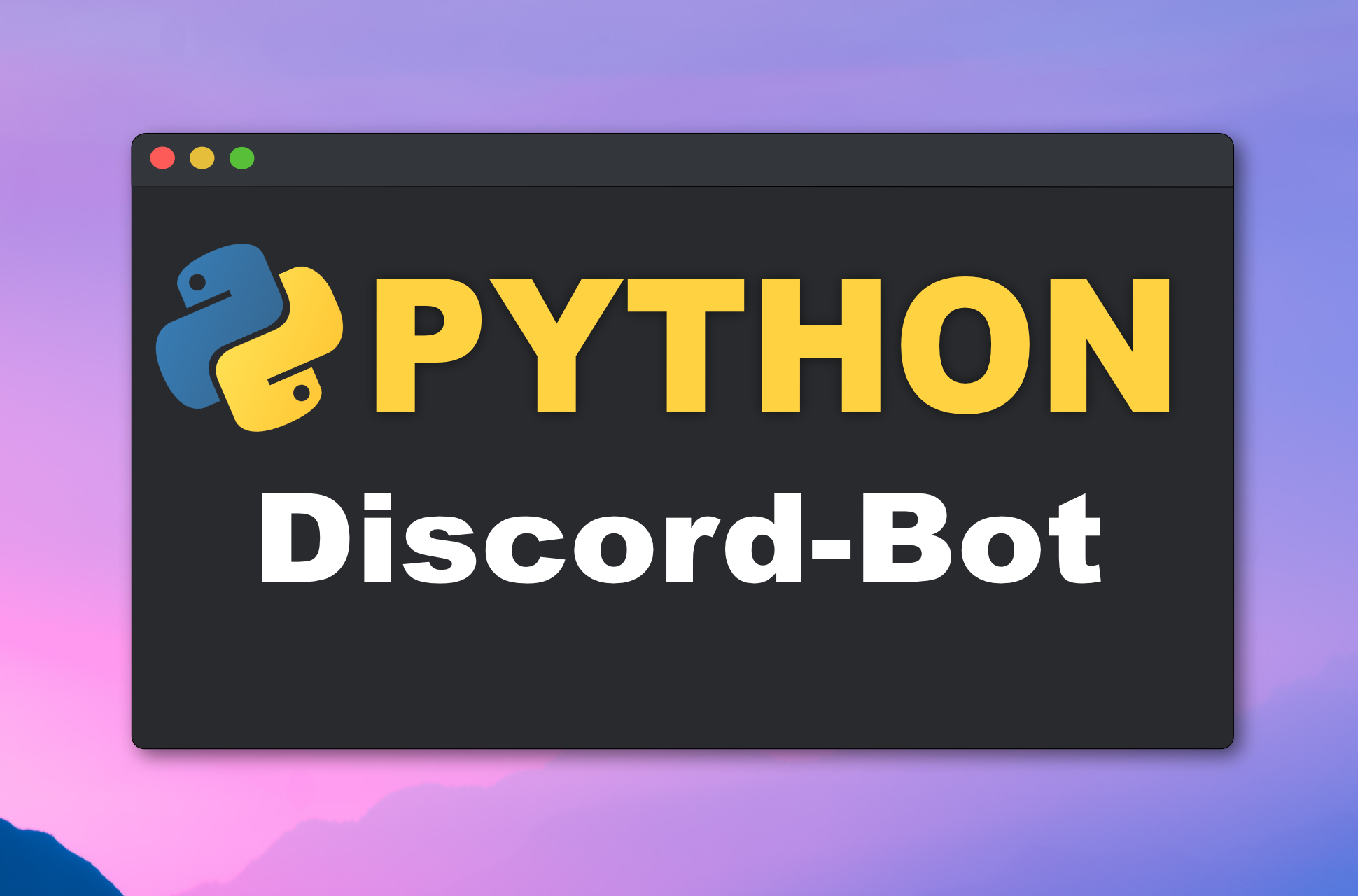 Nachrichten mit Python an Discord schicken — Programmieren mit Chris